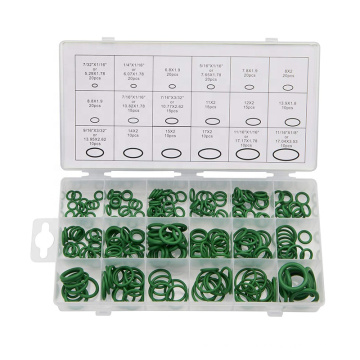 Standard Hydraulic Mechanical O Ring Set Black/Green/Brown Repair Box Kit Rubber O Ring Assortment NBR FKM O Ring Seal Kit